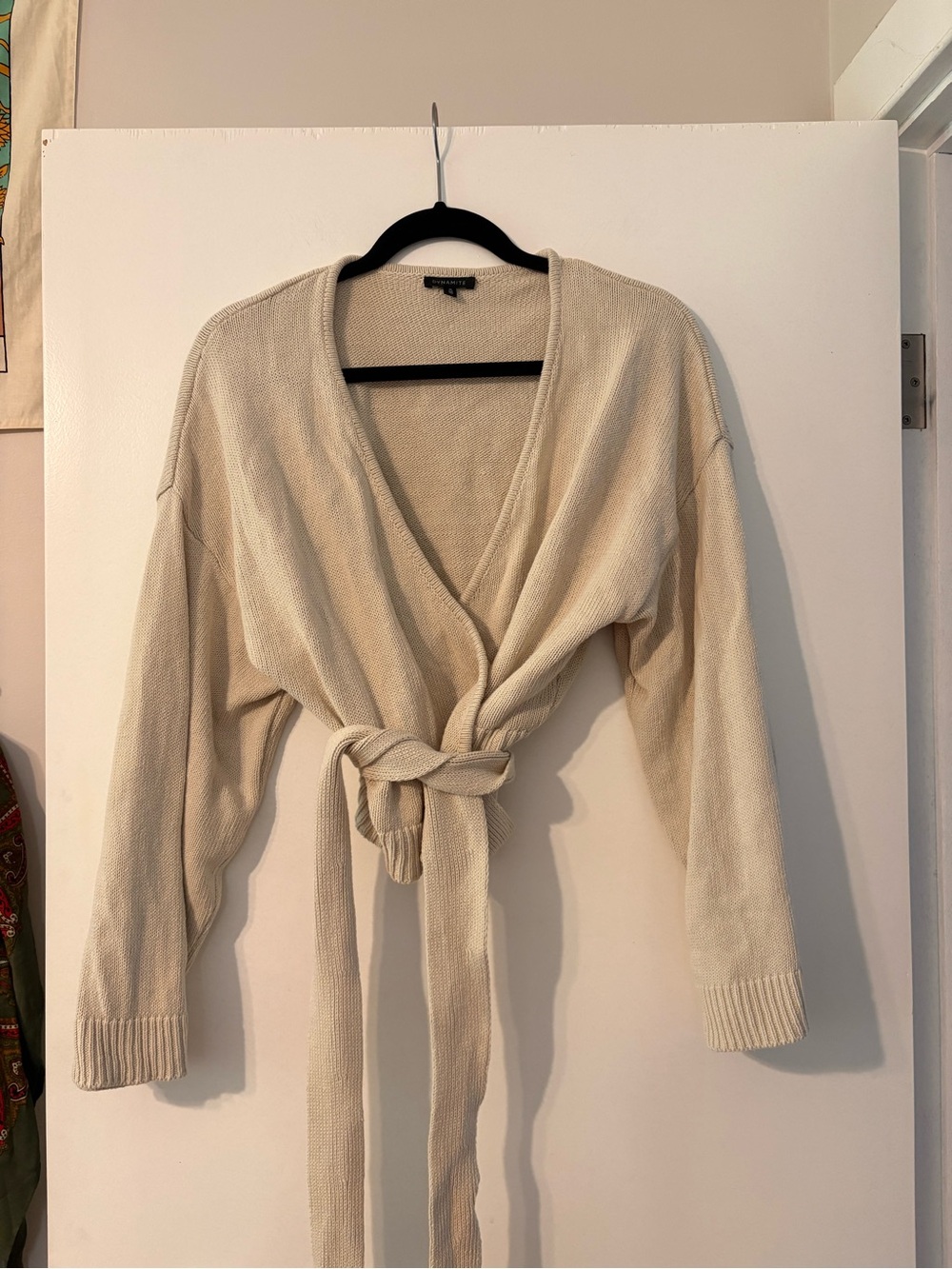 Dynamite Knit Wrap Sweater